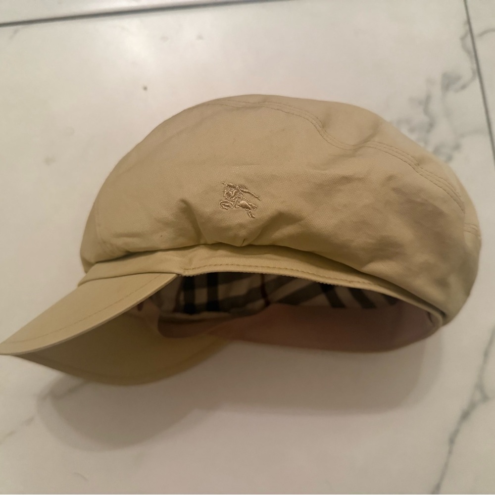 BURBERRY VINTAGE FLAT CAP - Picture 6 of 15